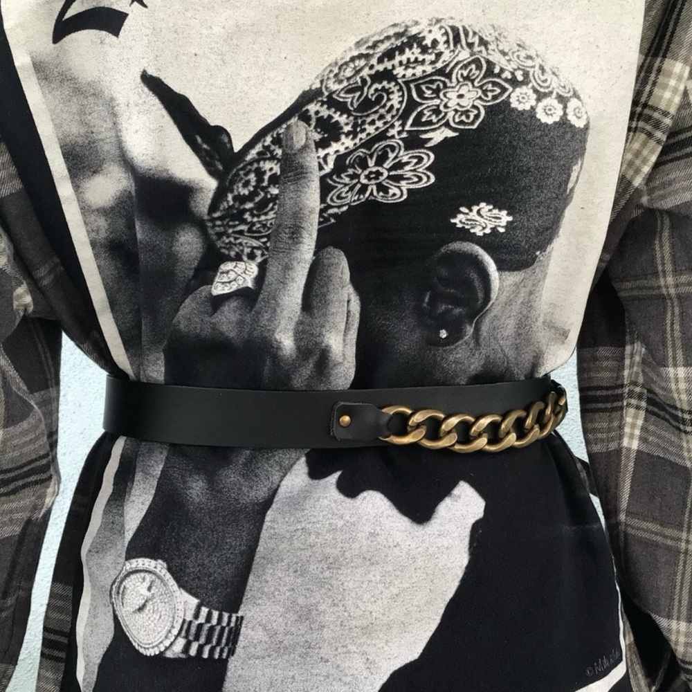 2Pac Legend 100% cotton upcycled flannel Unisex Oversized